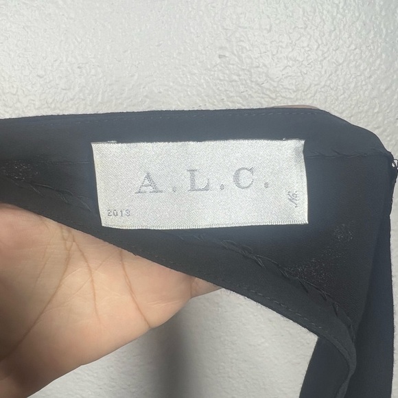A.L.C Black Cross Back Tank - Picture 3 of 5